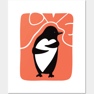 Love Penguin Posters and Art